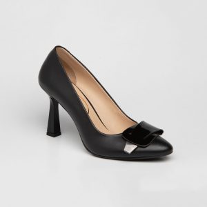 Pantofi stiletto damă din piele naturală - cu toc subțire - A008